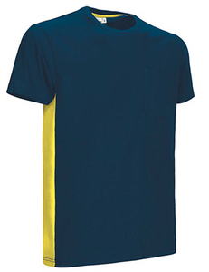 Camiseta bicolor marino Thunder Valento