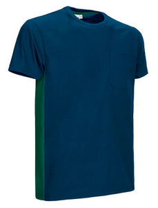 Camiseta bicolor marino Thunder Valento