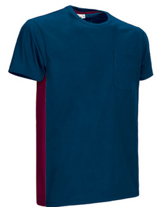 Camiseta bicolor marino Thunder Valento