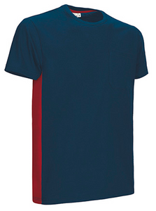 Camiseta bicolor marino Thunder Valento